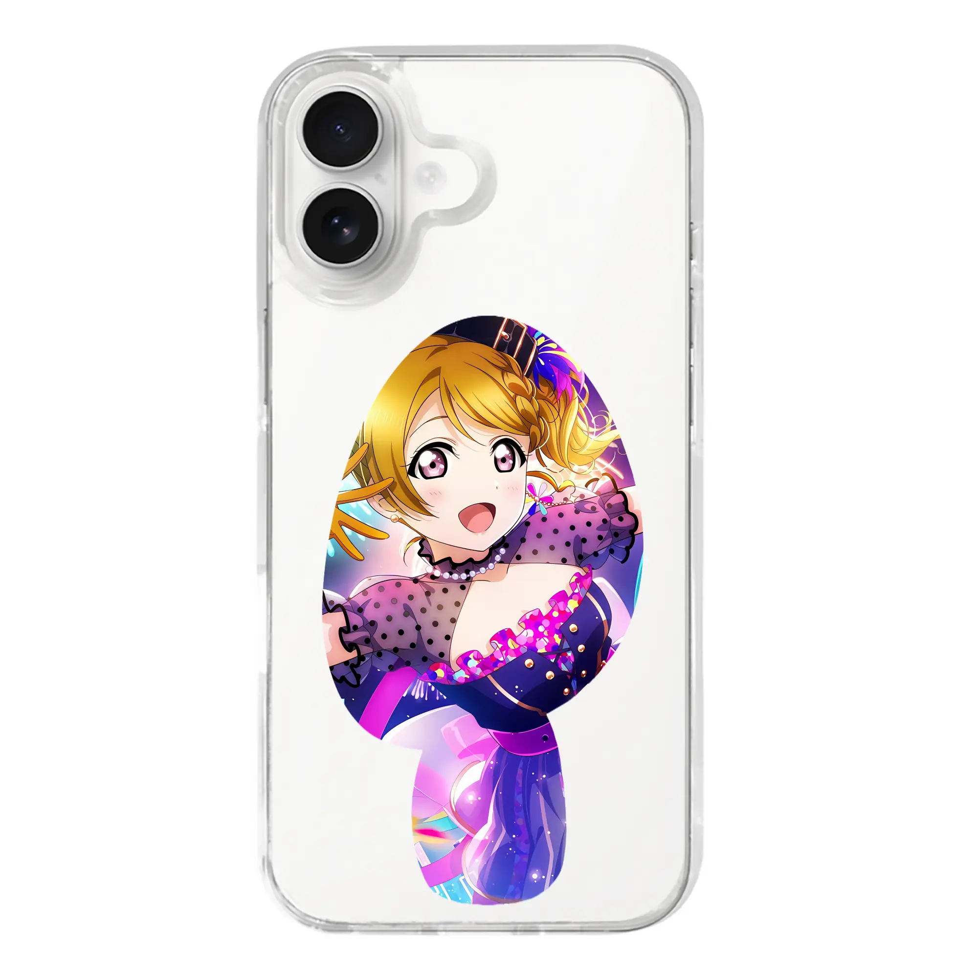 Love Live! グッズ,小泉花陽 - iPhone 17シリーズ 透明スマホケース – 薄型・耐衝撃・精密フィット保護カバー